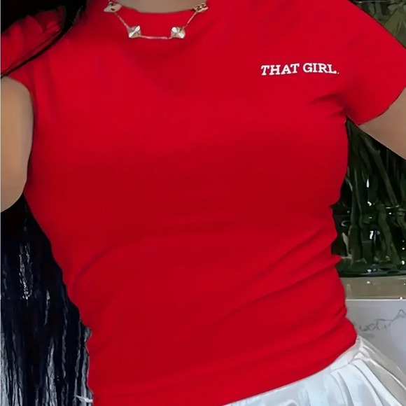 CHIC PRINT CASUAL TEE - Picture 1 of 9